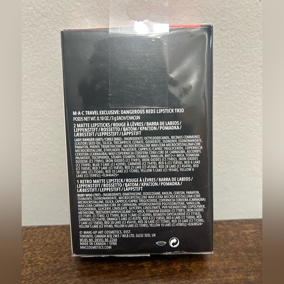 New! MAC Dangerous Reds Trio - Picture 2 of 3